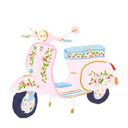Vespa pastel